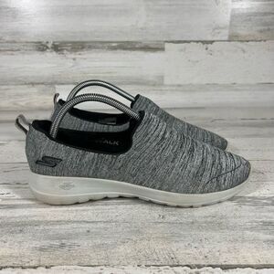 Skechers‎ Women's Go Walk 2 Performance Slip-On Gray Sneakers Size 8.5